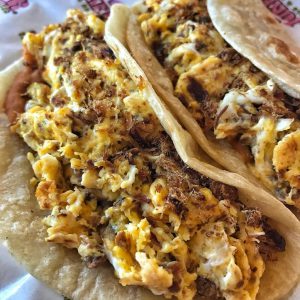 Tacos de Machacado (orden con 3)